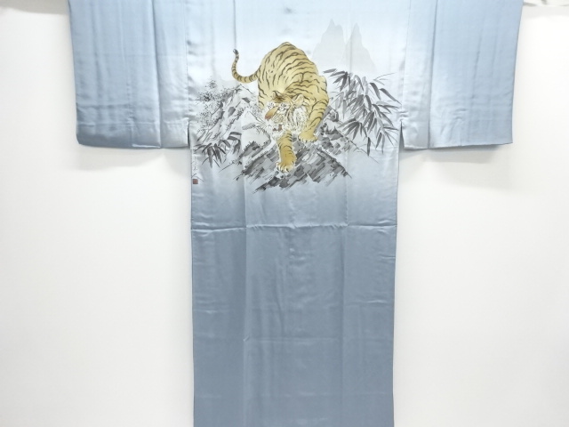 虎模様男物長襦袢